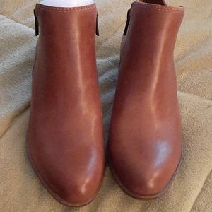 Lucky brand leather booties